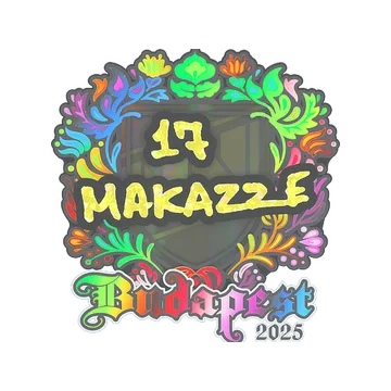 Sticker | makazze (Holo) | Budapest 2025