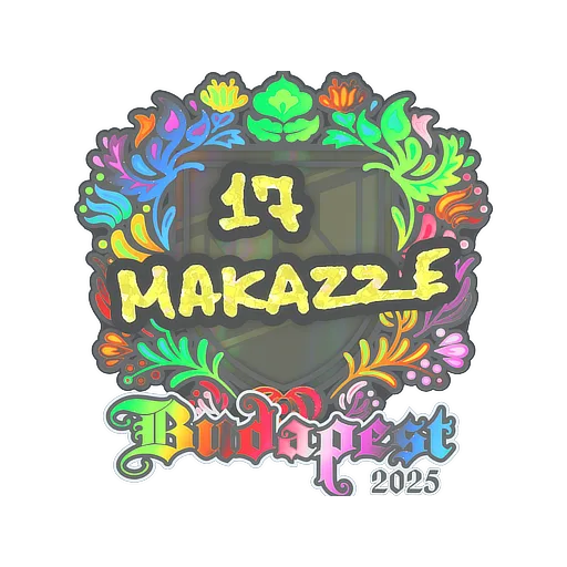 Sticker | makazze (Holo) | Budapest 2025