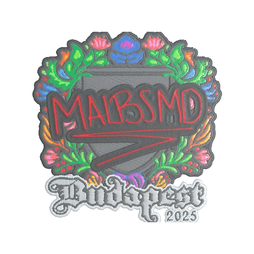 Наклейка | malbsMd (вышитая) | Будапешт-2025