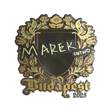 Sticker | Marek (Gold) | Budapest 2025