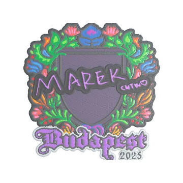 Sticker | Marek (Embroidered) | Budapest 2025