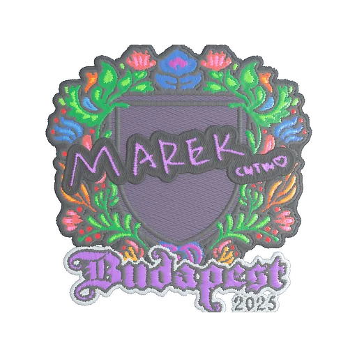 Sticker | Marek (Embroidered) | Budapest 2025