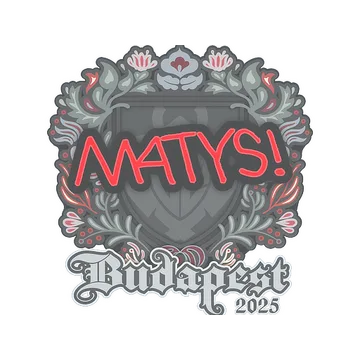 Sticker | MATYS | Budapest 2025