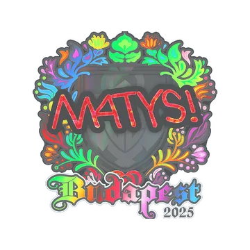 Sticker | MATYS (Holo) | Budapest 2025