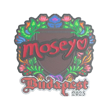 Sticker | Moseyuh (Embroidered) | Budapest 2025
