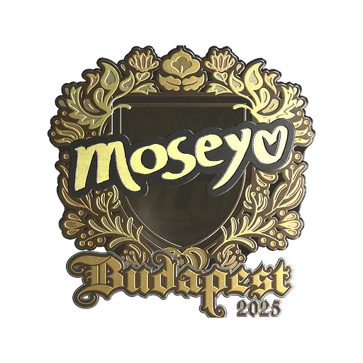 Sticker | Moseyuh (Gold) | Budapest 2025