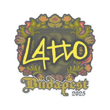 Sticker | latto | Budapest 2025