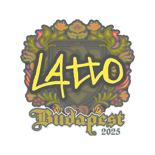 Sticker | latto | Budapest 2025