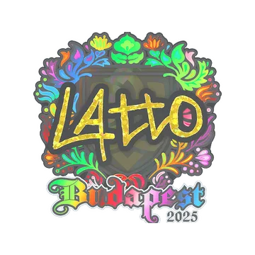 Sticker | latto (Holo) | Budapest 2025