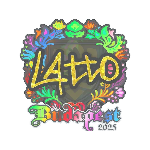 Sticker | latto (Holo) | Budapest 2025