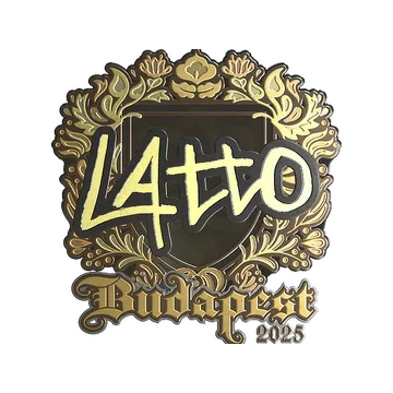 Sticker | latto (Gold) | Budapest 2025