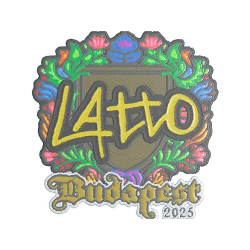 Sticker | latto (Embroidered) | Budapest 2025