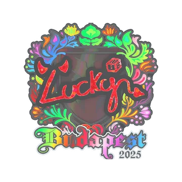 Sticker | Lucky (Holo) | Budapest 2025
