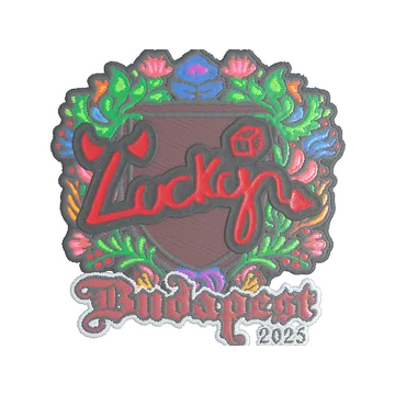 Sticker | Lucky (Embroidered) | Budapest 2025