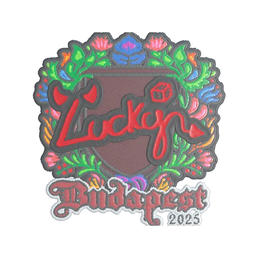 Sticker | Lucky (Embroidered) | Budapest 2025