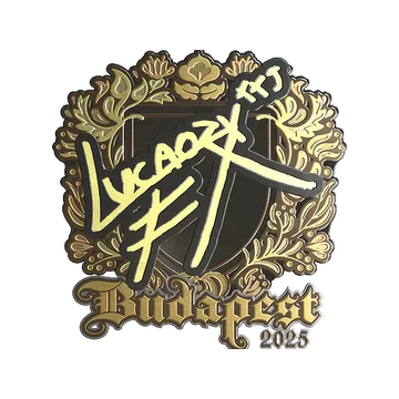 Sticker | Lucaozy (Gold) | Budapest 2025