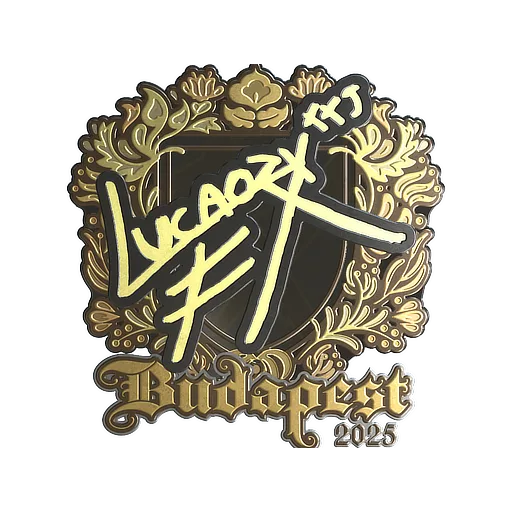 Sticker | Lucaozy (Gold) | Budapest 2025