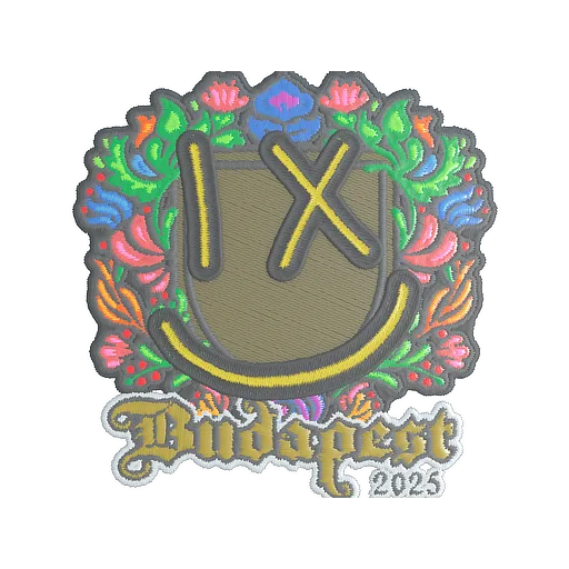 Sticker | lux (Embroidered) | Budapest 2025