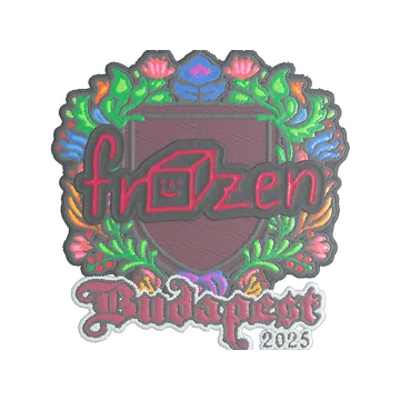 Sticker | frozen (Embroidered) | Budapest 2025