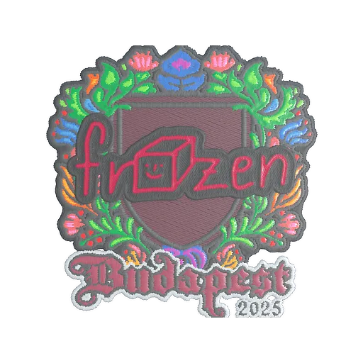Sticker | frozen (Embroidered) | Budapest 2025