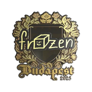 Sticker | frozen (Gold) | Budapest 2025
