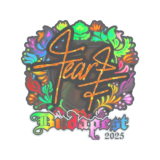 Sticker | fEAR (Holo) | Budapest 2025