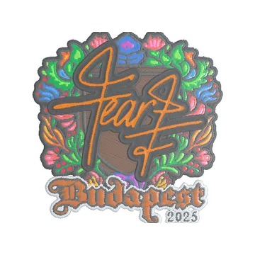 Sticker | fEAR (Embroidered) | Budapest 2025