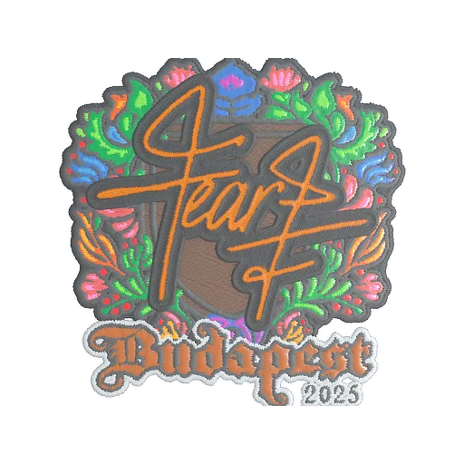 Sticker | fEAR (Embroidered) | Budapest 2025