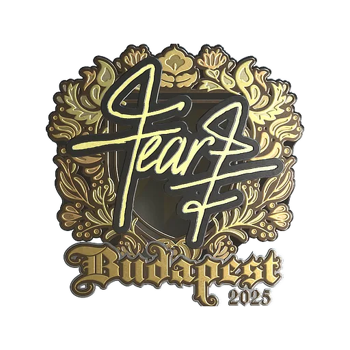 Sticker | fEAR (Gold) | Budapest 2025
