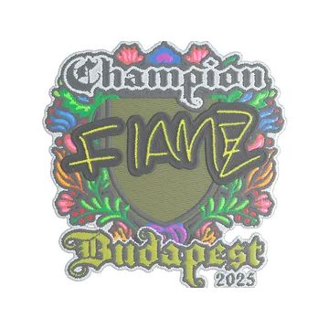 Sticker | FlameZ (Embroidered, Champion) | Budapest 2025