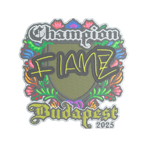 Sticker | FlameZ (Embroidered, Champion) | Budapest 2025
