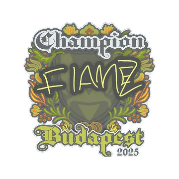 Sticker | FlameZ (Champion) | Budapest 2025