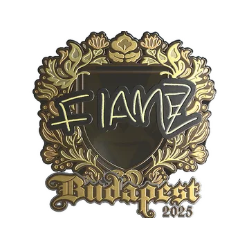 Sticker | FlameZ (Gold) | Budapest 2025