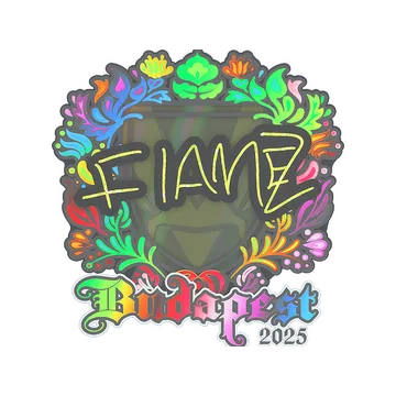 Sticker | FlameZ (Holo) | Budapest 2025