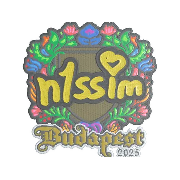 Sticker | n1ssim (Embroidered) | Budapest 2025