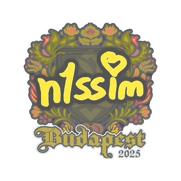 Sticker | n1ssim | Budapest 2025