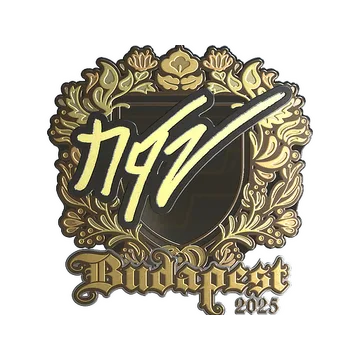 Sticker | NQZ (Gold) | Budapest 2025