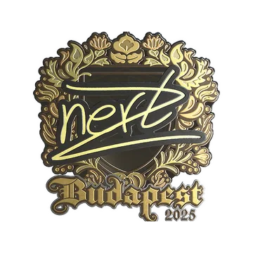Sticker | NertZ (Gold) | Budapest 2025