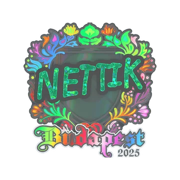 Sticker | nettik (Holo) | Budapest 2025