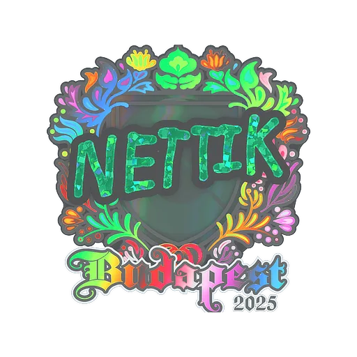 Sticker | nettik (Holo) | Budapest 2025