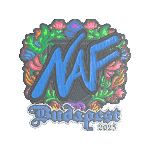 Sticker | NAF (Embroidered) | Budapest 2025