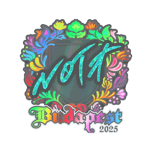 Sticker | nota (Holo) | Budapest 2025
