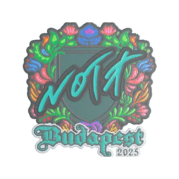 Sticker | nota (Embroidered) | Budapest 2025