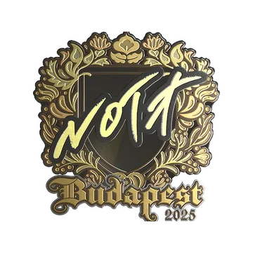 Sticker | nota (Gold) | Budapest 2025
