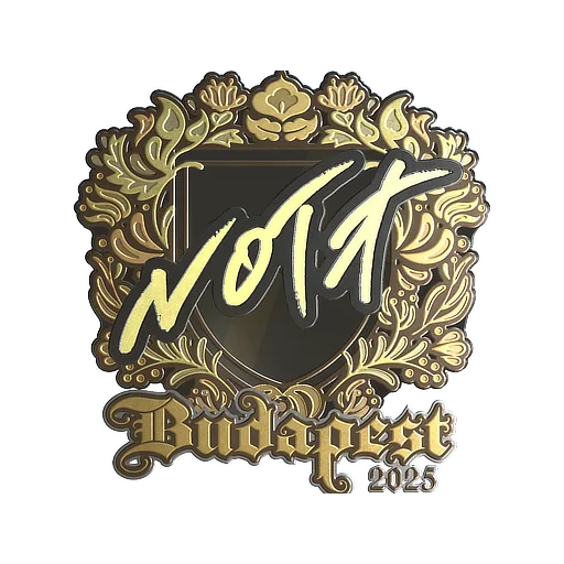 Sticker | nota (Gold) | Budapest 2025