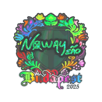 Sticker | noway (Holo) | Budapest 2025
