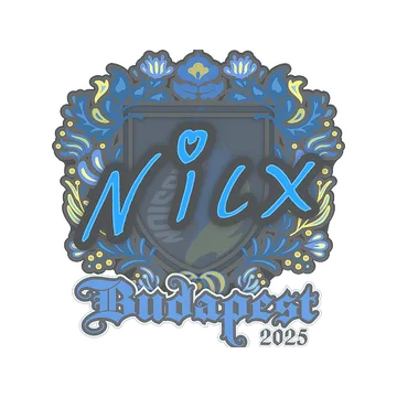 Sticker | nicx | Budapest 2025