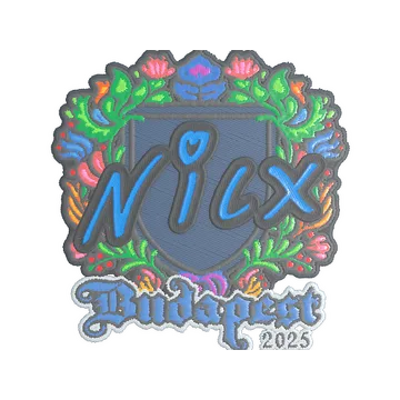 Sticker | nicx (Embroidered) | Budapest 2025