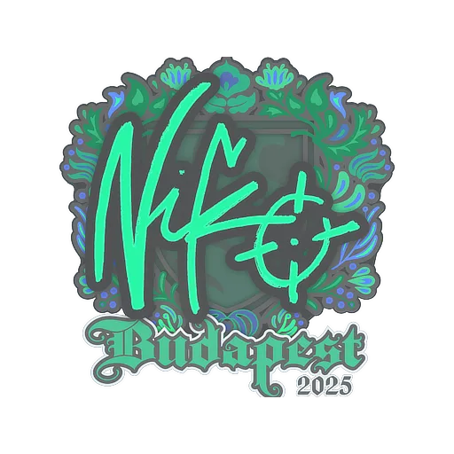 Sticker | NiKo | Budapest 2025