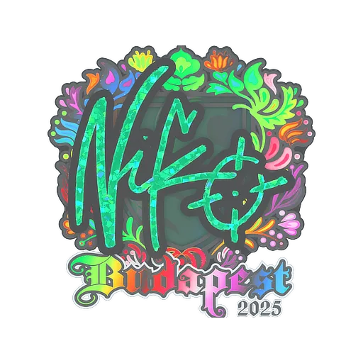 Sticker | NiKo (Holo) | Budapest 2025